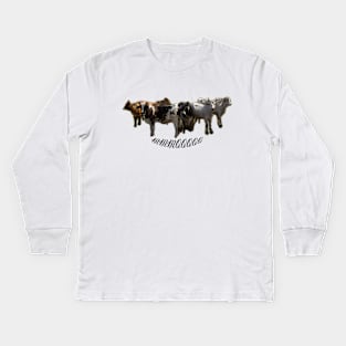 cow Kids Long Sleeve T-Shirt